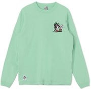 かせきさいだぁアラカルト2ブラッシュドロングスリーブTシャツ メンズ カットソー Mint(M062) XLサイズ CH01-2637