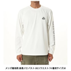 エアトレイルチャムススリーブロングスリーブTシャツ メンズ カットソー White（W001） Lサイズ CH01-2648