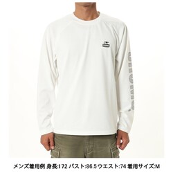 エアトレイルチャムススリーブロングスリーブTシャツ メンズ カットソー White(W001) XLサイズ CH01-2648