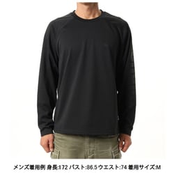 エアトレイルチャムススリーブロングスリーブTシャツ メンズ カットソー Black（K001） Lサイズ CH01-2648