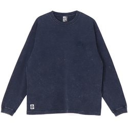 キャニオンランズブービーフェイスエンブロイダリーロングスリーブTシャツ メンズ カットソー Navy（N001） Lサイズ CH01-2654