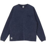 キャニオンランズブービーフェイスエンブロイダリーロングスリーブTシャツ メンズ カットソー Navy(N001) XLサイズ CH01-2654