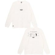 リミテッドブラッシュドロングスリーブTシャツ メンズ カットソー White(W001) Lサイズ CH01-2660