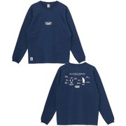 リミテッドブラッシュドロングスリーブTシャツ レディース カットソー Navy(N001) WMサイズ CH11-2660