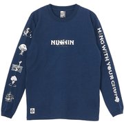 ザニンジャブラッシュドロングスリーブTシャツ メンズ カットソー Navy(N001) Mサイズ CH01-2662