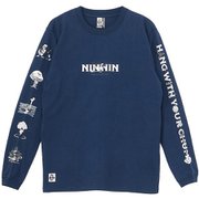 ザニンジャブラッシュドロングスリーブTシャツ メンズ カットソー Navy(N001) Lサイズ CH01-2662