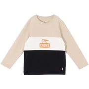 キッズカーンズパネルロングスリーブTシャツ キッズ トップス 長袖 Greige/White（G096） Kid'sMサイズ（100-115cm） CH21-1412