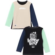 キッズアイムノットアペンギンブラッシュドロングスリーブTシャツ キッズ トップス 長袖 Mint Crazy(C110) Kid'sLサイズ(115-130cm) CH21-1416