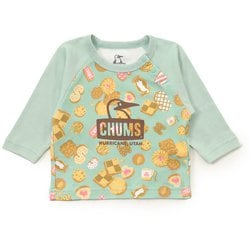 ベビーパターンドロングスリーブTシャツ ベビー トップス 長袖 Cookie（Z374） 70サイズ CH21-1419