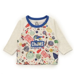 ベビーパターンドロングスリーブTシャツ ベビー トップス 長袖 Toys（Z379） 70サイズ CH21-1419
