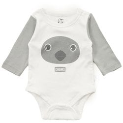 ベビーブービーフロントフェイスロングスリーブロンパース ベビー ロンパース White/Gray(W094) 80サイズ CH27-1041