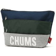 トリコロール3ポケットポーチスウェットナイロン H-Gray/Basic Navy(G019) CH60-3879