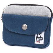 ポケットサイズウォレットスウェットナイロン ワレット H-Gray/Basic Navy(G019) CH60-3816