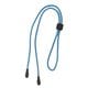 スリップフィット3mmロープ 眼鏡ストラップ Royal/NV/Turquoise（U713） CH61-1187