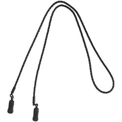 ブレイデッドレザー 眼鏡ストラップ Black（U100） CH61-1191