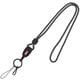 ランヤードロープ ストラップ Black/Dark Gy/LT Gy（U863） CH61-1196