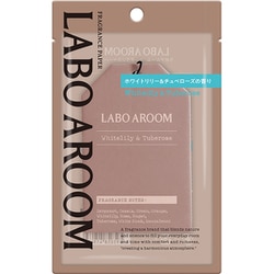 LABO AROOM（ラボアルーム）フレグランスペーパー ホワイトリリー＆チュベローズ 1枚 [吊り下げ芳香剤]