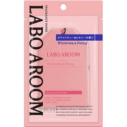 LABO AROOM（ラボアルーム）フレグランスペーパー ホワイトティー＆ピオニー 1枚 [吊り下げ芳香剤]