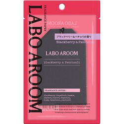 LABO AROOM（ラボアルーム）フレグランスペーパー ブラックベリー＆パチョリ 1枚 [吊り下げ芳香剤]