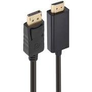 DisplayPort-HDMI変換ケーブル 1m ブラック JT-DPHD1M-BK