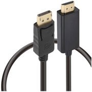 DisplayPort-HDMI変換ケーブル 2m ブラック JT-DPHD2M-BK