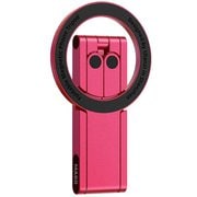 S038 [MA60 マグネット式 ポケットスマホ三脚 レッド]