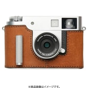 富士フィル X half用 本革ケース ヴィンテージ風 メタルグリップ付 レッドブラウン PTBJ001