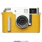 富士フィル X half用 本革ケース クラシック メタルグリップ付 ブライトイエロー PTBJ006