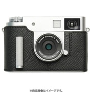 富士フィル X half用 本革ケース クラシック メタルグリップ付 ダークブラック PTBJ008