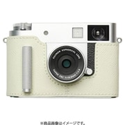 富士フィル X half用 本革ケース クラシック メタルグリップ付 スパークリング/白ステッチ PTBJ011