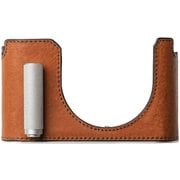 LEICA Q3/Q3 43用 本革ケース ヴィンテージ風 シグニチャーグリップ レッドブラウン PTBL001
