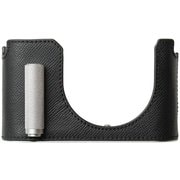 LEICA Q3/Q3 43用 本革ケース クラシック シグニチャーグリップ ダークブラック PTBL008