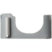 LEICA M11用 本革ケース クラシック シグニチャーグリップ ライトブルー/白ステッチ PTBK005