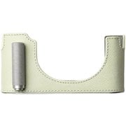 LEICA M11用 本革ケース クラシック シグニチャーグリップ スパークリング/白ステッチ PTBK011