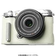 富士フイルム X-M5用 本革ケース クラシック メタルグリップ付 スパークリング/白ステッチ PTBF011