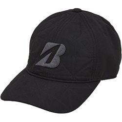 中綿撥水キルトキャップ フリーサイズ(約56~59cm)ブラック CPW25CBK