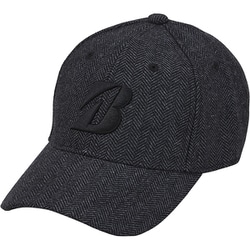 ヘリンボーンキャップ フリーサイズ（約56～59cm）ブラック CPW25FBK