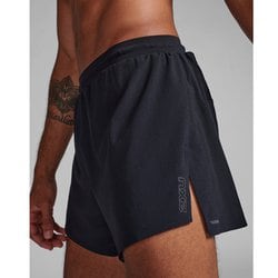 ライトスピードスタッシュ5インチショート メンズ ランニングウェア ショートパンツ Black/Black Reflective Mサイズ MR6951B
