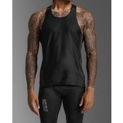 ライトスピードリアクトシングレット メンズ ランニングウェア シャツ Black/Black Reflective Lサイズ MR7375A