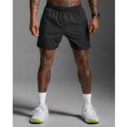 モーション5.5インチショート メンズ ランニングウェア ショートパンツ Black/Black Sサイズ MR7382B