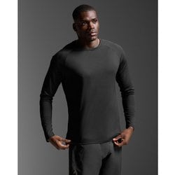 エアロメッシュロングスリーブ メンズ ランニングウェア シャツ BLKSRF Mサイズ MR7422A