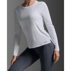 エアロメッシュロングスリーブ レディース ランニングウェア シャツ WHTSRF Mサイズ WR7420A