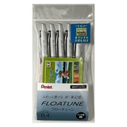 限定 ぺんてる 油性ボールペン FLOATUNE フローチューン 0.4mm 黒 5本セット ペペルル柄付箋付き XBZN204-A5F