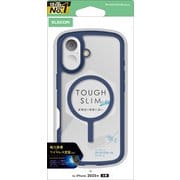 iPhone 17用 ケース ハイブリッド カバー 衝撃吸収 軽量 薄型 MAGKEEP 磁力吸着ワイヤレス充電対応 ストラップホール付 ストラップホールシート付 TOUGH SLIM LITE ネイビー PM-A25ATSLFCMNV