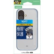 iPhone 17用 ケース ソフト カバー カメラレンズカバー搭載 磁気吸着対応メタルステッカー付 ストラップホール付 極限保護 ホワイト PM-A25AUCTKPWH