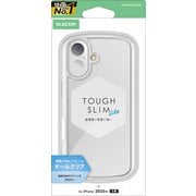 iPhone 17用 ケース ハイブリッド カバー 衝撃吸収 軽量 薄型 ストラップホール付 TOUGH SLIM LITE クリア PMCA25ATSLACR