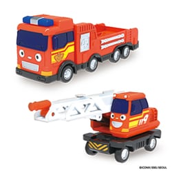 ちびっこバス タヨ おともだちミニカーダブルセット-ヘッダー＆ラダー- 対象年齢：3歳～