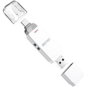 USB 3.2(Gen2) Type-C/Type-A両対応 スティック型SSD 250GB ホワイト SSD-SD250U3WA/C