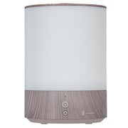 上部給水式 超音波加湿器 ライト付 Premium WOOD グレージュウッド LCAHF016-GW