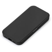 iPhone 17用 ガラスフリップケース ブラック PG-25AGF01BK